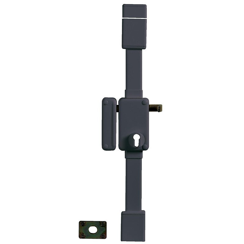 Beluga 3-point vertical pull European cylinder safety lock, 45 mm axle, left hand, brown finish. DIAYTAR NIGERIA: Redefining e-commerce with affordable prices and reliable nationwide shipping.