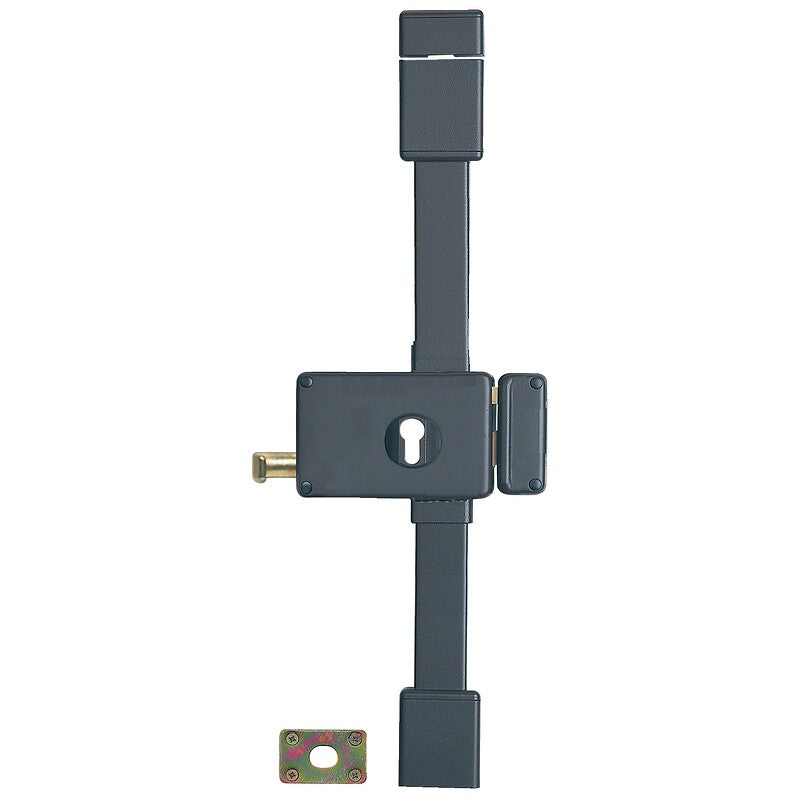 HORGA 3-point horizontal pull European cylinder surface-mounted lock, right hand, brown finish. Discover the perfect balance of selection and value with DIAYTAR NIGERIA's nationwide e-commerce platform.