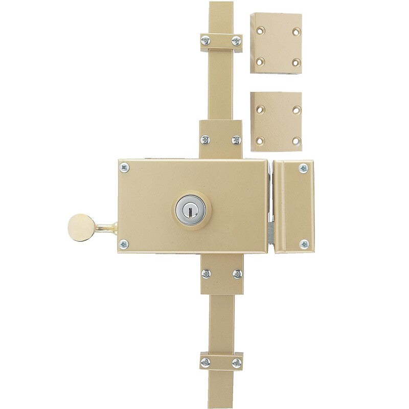 3-point horizontal surface-mounted lock - A2P** KESO OMEGA left hand. Nigeria-Materiels.com provides top-notch electrical and construction materials. Your projects deserve the best.
