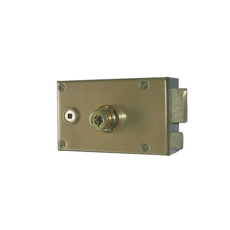 Horizontal surface-mounted lock with 6 mm mortise - Deadbolt and half-turn - Double pump 7 right-hand fins. Shop with confidence at DIAYTAR NIGERIA, enjoying competitive prices and delivery within 8 days.