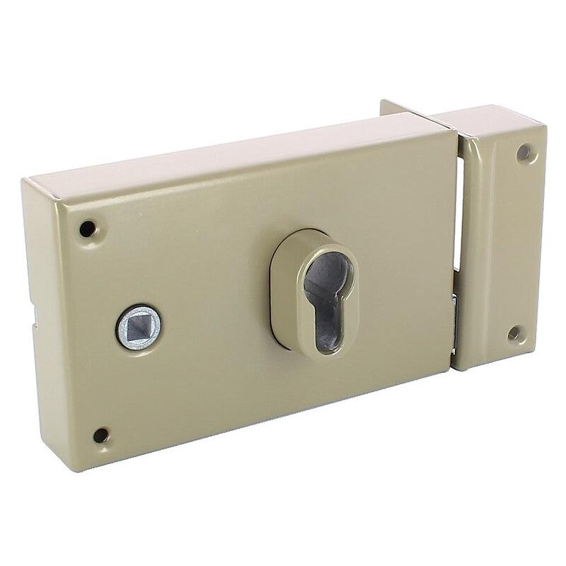 Horizontal mortise lock - Deadbolt and half-turn - With European cylinder - 7416 left hand. DIAYTAR NIGERIA: Your partner in affordable online shopping with reliable 5-8 day shipping nationwide.