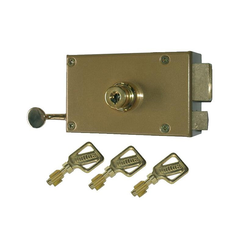 Horizontal surface-mounted pull lock - Deadbolt and half-turn - Double pump 7 right-hand fins. Experience the ease of modern shopping with DIAYTAR NIGERIA's diverse marketplace delivered promptly.