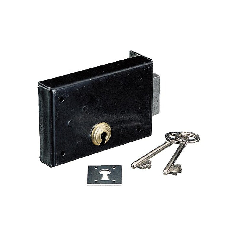 Unpickable horizontal surface-mounted lock - Deadbolt - 2 left-handed tumblers. DIAYTAR NIGERIA: Transforming how Nigerians shop with our vast selection and nationwide delivery.