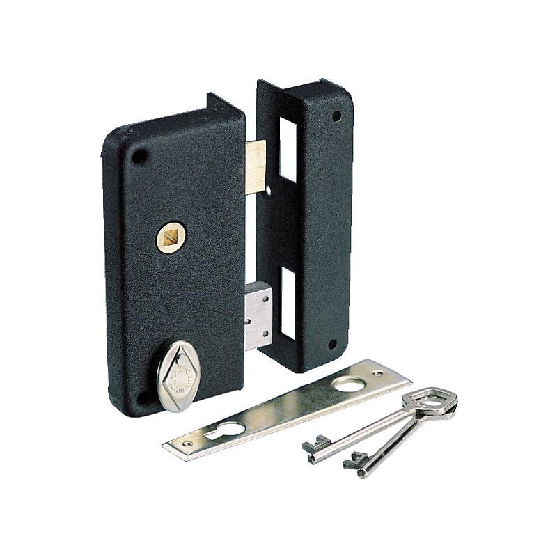 Extra flat vertical mortise lock - Deadbolt and half-turn - 4 tumblers - 416 left hand. Discover endless possibilities with DIAYTAR NIGERIA's comprehensive catalog and reliable delivery service.