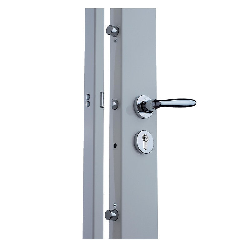 Ermétis lock with European cylinder KV 10 white, right. DIAYTAR NIGERIA delivers on every promise with our affordable prices and nationwide delivery service.