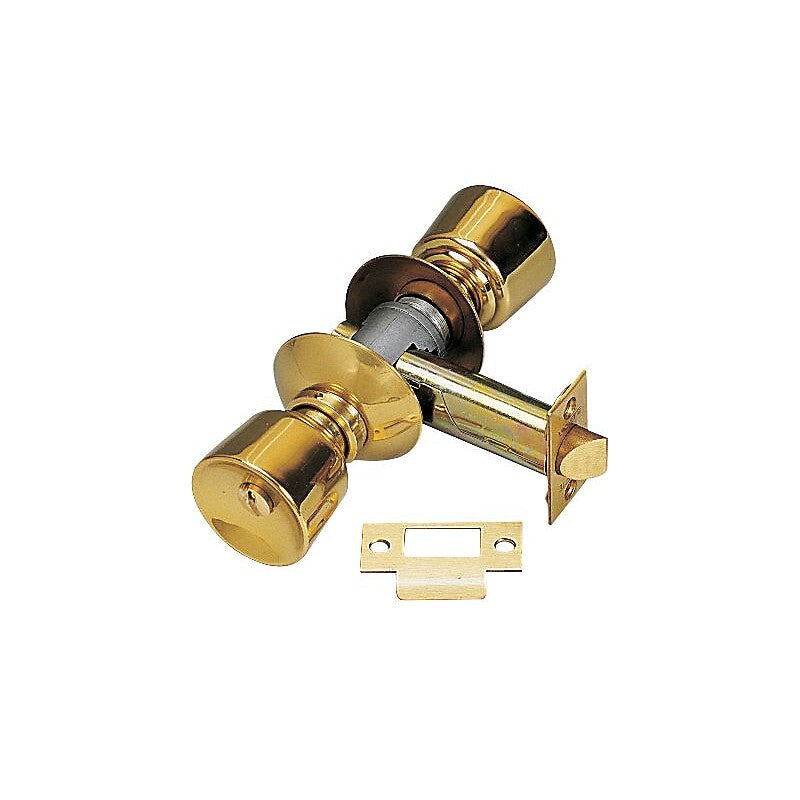 V 6500 tubular safety lock with key, polished brass finish. Shop the future with DIAYTAR NIGERIA - thousands of products, unbeatable prices, delivery within a week.