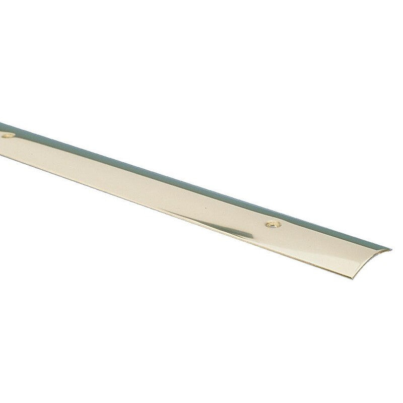Flat screw-on threshold in polished brass 70 x 2700 mm. DIAYTAR NIGERIA revolutionizes online retail with our vast selection and cost-effective delivery options.