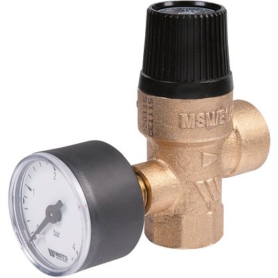 Heating valve with 3 bar pressure gauge 15x21 NF ref 22L0210134. DIAYTAR NIGERIA: Where shopping meets satisfaction with affordable prices and prompt delivery services.