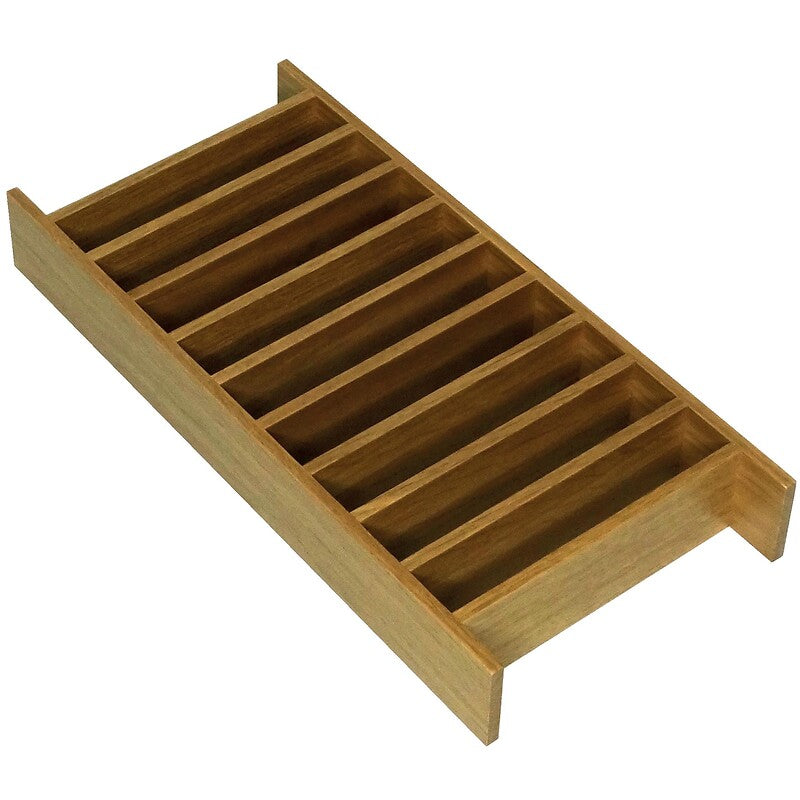 Fineline Wooden Plate Holder - 174.5 x 324 x 45 mm - Light Oak Finish. Shop smart with DIAYTAR NIGERIA, offering a vast product range delivered to your doorstep within a week.
