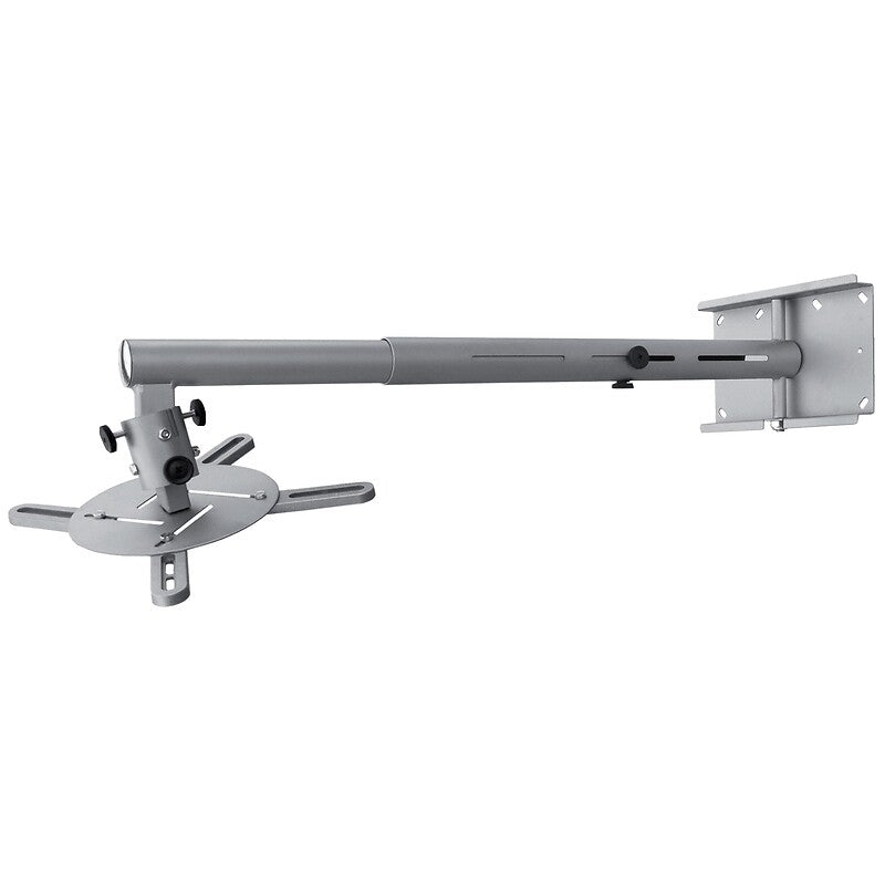 Wall mount for video projector - 15kg max extension 510 to 850mm tiltable +/-20° and rotating 360° silver color. DIAYTAR NIGERIA delivers value, variety, and convenience with our nationwide 5-8 day shipping.