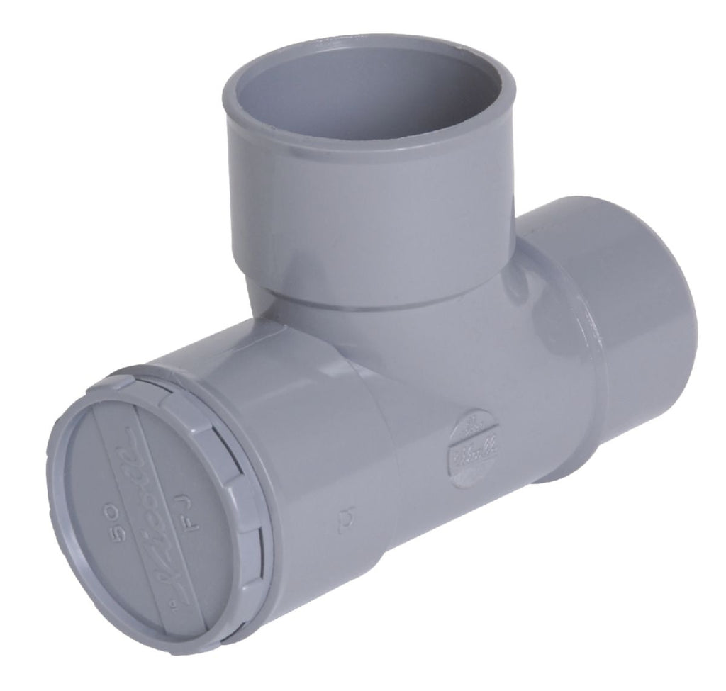 MF single presser foot tee at 87°30 - UTH188MF - Grey PVC - Ø 40 mm. Discover the perfect shopping balance at DIAYTAR NIGERIA with competitive prices and prompt delivery.