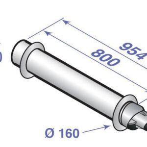 Horizontal terminal diameter 60 / 100 mm with inspection elbow package HR48 ref. 100013756. Experience the ultimate in shopping convenience with DIAYTAR NIGERIA's vast catalog and 5-8 day delivery.