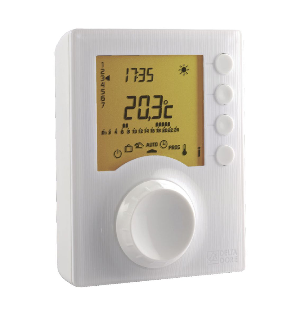 Wired programmable battery-operated thermostat for heating with 2 setpoint levels - ref: Tybox 1117 Ref: 6053005. DIAYTAR NIGERIA: Your gateway to affordable shopping with thousands of products delivered nationwide.