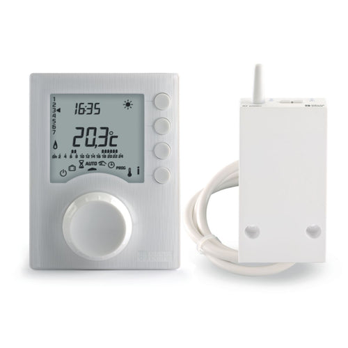 Tybox 1137 programmable radio room thermostat for boiler and heat pump - comfort / economy mode - connectable - battery operated Ref. 6053064. Shop from Nigeria's largest product selection at DIAYTAR, with budget-friendly prices and swift delivery.