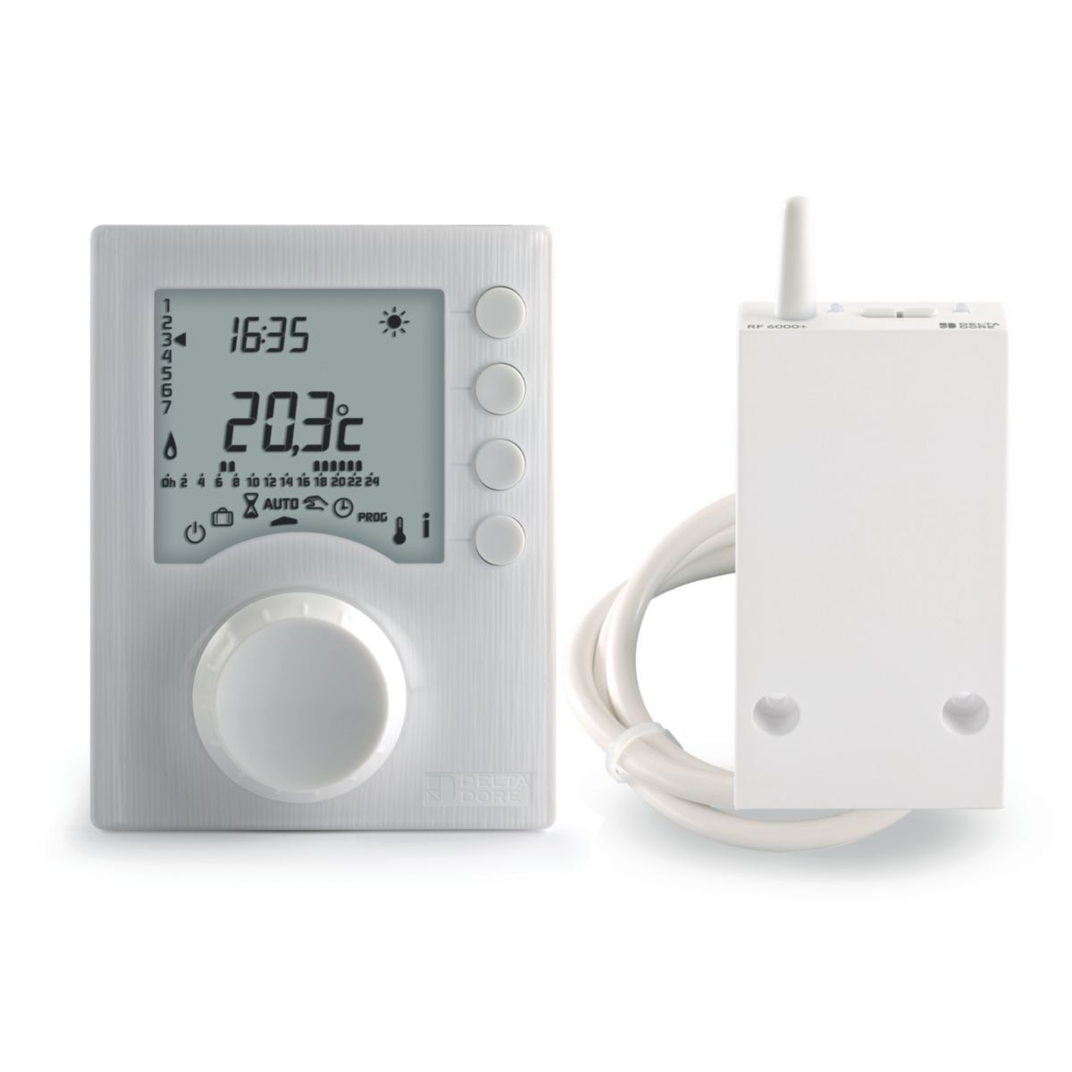 Tybox DELTA DORE 1137 programmable radio room thermostat for boiler and heat pump - comfort / economy mode - connectable - battery operated Ref. 6053064. Experience shopping freedom with DIAYTAR NIGERIA's comprehensive platform and reliable shipping service.