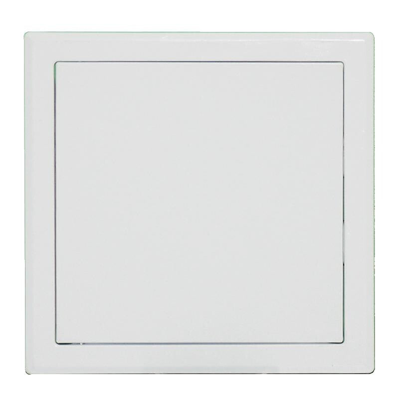 Inspection hatch in white lacquered galvanized steel sheet, push-release opening, detachable leaf 200x200mm, box of 2 pieces. Shop with confidence at DIAYTAR NIGERIA, where affordability meets reliability in less than 8 days.