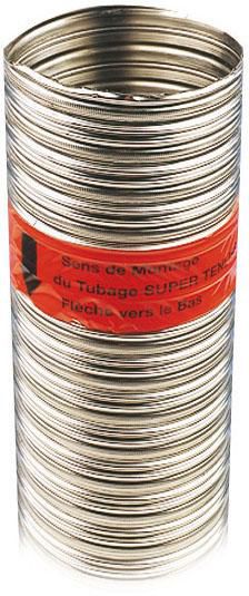 Double flexible hose Stainless steel-Smooth interior SUPER TEN LISS Stainless steel 904 L/ Stainless steel 316 L diameter: 80 / 86 All fuels available in 50 m box ref. 057080, TEN. DIAYTAR NIGERIA: Your trusted e-commerce partner with extensive product choices and affordable delivery.
