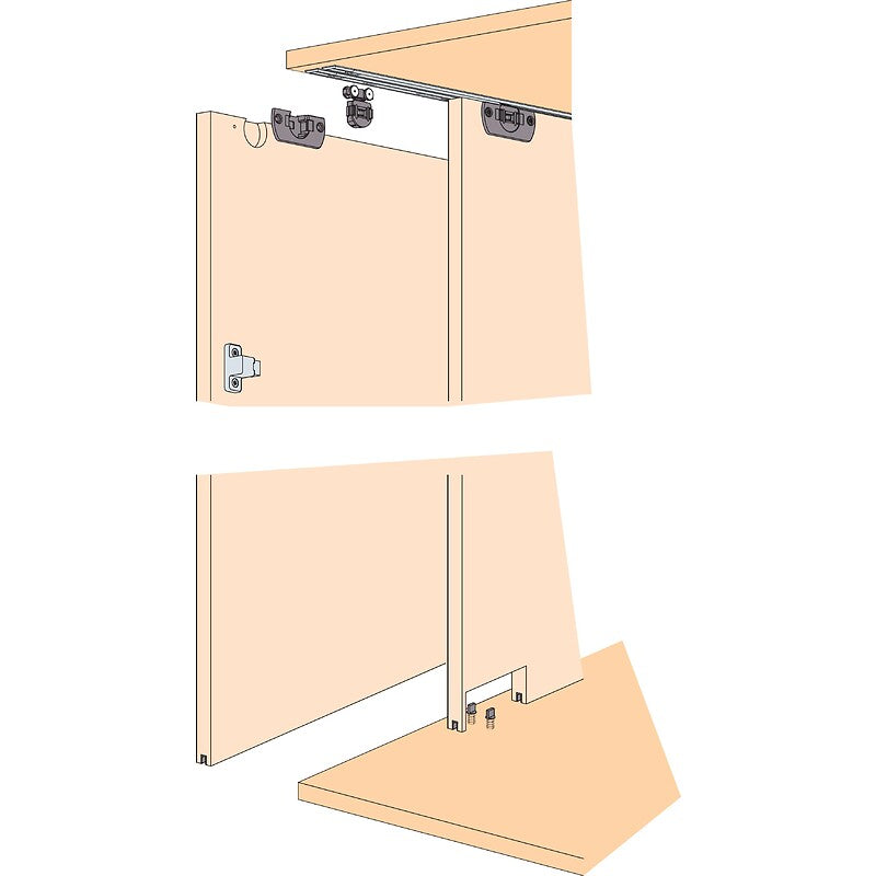 16 kg leaf - Clipo 16 for wooden door - 2-door fitting. Your digital shopping companion, DIAYTAR NIGERIA offers exceptional value with delivery in less than 8 days.
