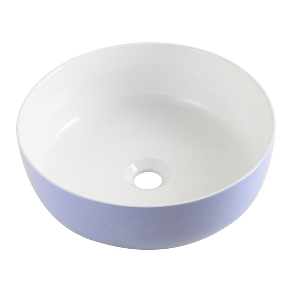DAILY O Color white countertop washbasin - blue exterior. DIAYTAR NIGERIA connects your desires with reality through our affordable e-commerce platform and quick delivery.