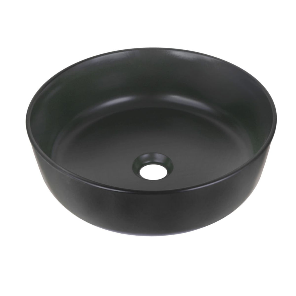 DAILY O Color matt black countertop washbasin. Experience the convenience of one-stop shopping with