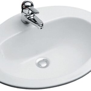 JACOB DELAFON OVALE 63 x 48 white basin drilled 1 hole, pre-drilled 2 holes, Ref.E1273-00. Experience the future of online shopping with DIAYTAR NIGERIA's extensive product range and competitive pricing.
