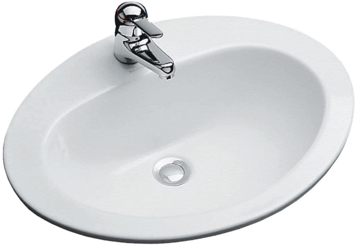 JACOB DELAFON OVALE 63 x 48 white basin drilled 1 hole, pre-drilled 2 holes, Ref.E1273-00. Experience the future of online shopping with DIAYTAR NIGERIA's extensive product range and competitive pricing.