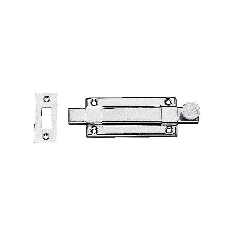 Automatic locks 987 - 85 x 38 mm - galvanized steel - rod length 120 mm. DIAYTAR NIGERIA: Bringing quality products to every Nigerian home at prices everyone can afford.