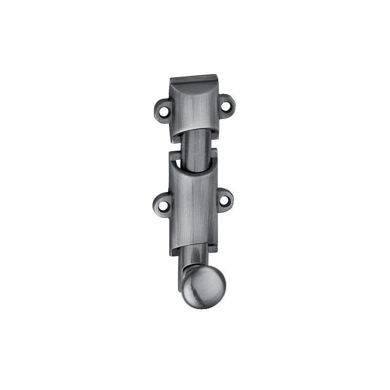Surface-mounted lock, alloy body, half-round profile, satin nickel finish, length 100 mm. DIAYTAR NIGERIA combines affordability, variety, and convenience with nationwide delivery services.
