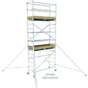 ALUMINIUM ROLLING SCAFFOLDING - SPYDER FLOOR HEIGHT 3.80 M MAX WORKING HEIGHT 5.80 M NUMBER OF FLOORS 2 WEIGHT 112 KG. DIAYTAR NIGERIA: The marketplace that brings affordable products to every Nigerian home in under 8 days.