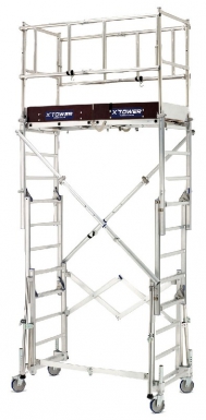 X-TOWER 3 M TELESCOPIC ROLLING SCAFFOLDING - WORKING HEIGHT: 4.80 M - FOLDED DIMENSIONS: 1.41 X 0.98 X 0.92 M. Shop with intention at DIAYTAR NIGERIA, offering thousands of products delivered nationwide in days.