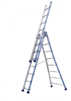3-SECTION LADDER TRANSF. UM ALU, LENGTH FOLDED 2.38 M, UNFOLDED 5.17 M NUMBER OF RUNGS 3X8. Shop with confidence at DIAYTAR NIGERIA, offering extensive product variety with nationwide delivery.