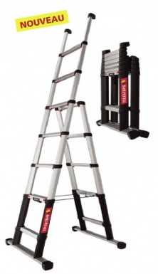 COMBI TELESCOPIC LADDERS 2.3 M TEL-72423 - WEIGHT 14 KG. DIAYTAR NIGERIA delivers more than expected with our extensive catalog and 5-8 day delivery service.