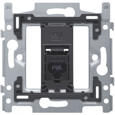 1 RJ45 UTP CAT. 6 CONNECTION, READY FOR POE++ POWER SUPPLY, FLAT MODEL, INCL. 60 X 71 MM BASE WITH SCREW FIXING. DIAYTAR NIGERIA: Where every click leads to affordable purchases delivered promptly to your door.