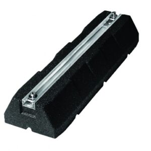 1 PAIR RUBBER RUBBER SUPPORTS + ALUMINIUM FIXING RAILS & SCREWS DIM LXHXL: 400X100X130 MM. DIAYTAR NIGERIA: Where every Nigerian finds affordable products delivered within the week.