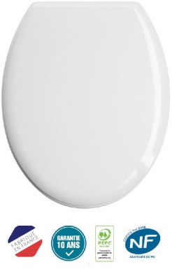 TISSOT PRO AQUAO PLUS DOUBLE TOILET SEAT - WHITE. DIAYTAR NIGERIA: Where affordability meets variety, with thousands of products delivered in less than 8 days.