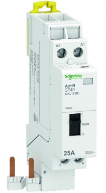 ACTI9 IDT40 CT - SELECTOR CONTACTOR - QUICK CONNECT - 25A 2P CONTACT 2F 230V. DIAYTAR NIGERIA delivers affordability and convenience to your doorstep within 8 days of purchase.