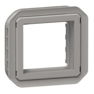PLEXO IP20 ADAPTER FOR MOSAIC FUNCTION - GREY FINISH WITHOUT SHUTTER. Experience the joy of convenient shopping with DIAYTAR NIGERIA's vast selection and quick delivery service.