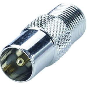 SATELLITE ADAPTER F / TV - "F" FEMALE / TV 9.52 MM MALE. Experience shopping freedom with DIAYTAR NIGERIA's comprehensive marketplace delivered within the week.