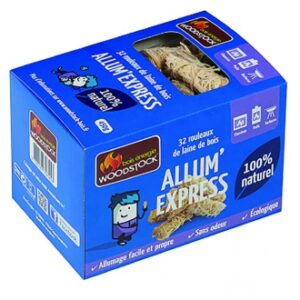ALLUM’EXPRESS - BOX OF 32 ROLLS OF WOOD WOOL, EASY TO LIGHT AND ODOURLESS, ECOLOGICAL 100% NATURAL. DIAYTAR NIGERIA makes online shopping accessible to all with budget-friendly prices and reliable delivery.