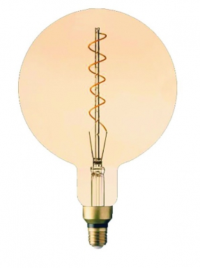 LED BULB SPIRAL FILAMENT GIANT GLOBE AMBER G200 E27 4W 250 LM 2100°K BT1. Shop confidently with Nigeria's most trusted e-commerce platform, offering swift and affordable delivery.