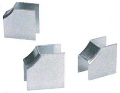 WHITE ZINC-PLATED STEEL GLASS CORNER THICKNESS 1 MM - HEIGHT 12 MM DIMENSIONS 21X21 MM PACKAGING 50. DIAYTAR NIGERIA: Bringing quality products to your doorstep at prices that won't break the bank.