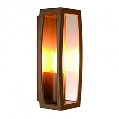 WALL LAMP "MERIDIAN BOX 2" E27 MAX. 25W RUST. DIAYTAR NIGERIA: Your one-stop e-commerce destination with affordable prices and nationwide delivery in 5-8 days.