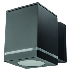 APPLIQUE MURALE " ECHO DECO " 1XGU10 230V MAXI 6,5W DIM: Ø 90X124X147 MM IP54 CL II GRAPHITE. Experience shopping satisfaction with DIAYTAR NIGERIA's vast selection and budget-friendly delivery options.