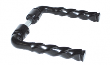 DOUBLE "TWISTED" CRUTCH 6 MM SQUARE 1 SPAN FINE POINT SCREW. BLACK IRON. Your everyday shopping destination, DIAYTAR NIGERIA offers unbeatable value with quick delivery times.