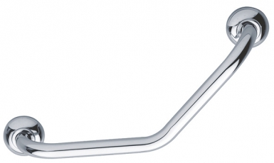 SYMMETRICAL GRAB BAR 135° - L: 20 X 20 CM, Ø 25 MM - CHROME NICKEL-PLATED BRASS. DIAYTAR NIGERIA revolutionizes online retail with our vast selection and cost-effective delivery options.