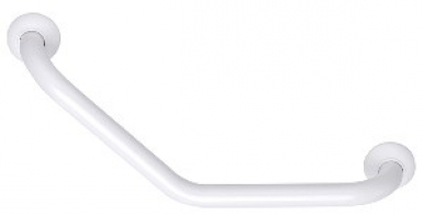 135° SYMMETRICAL GRAB BAR - L: 26.5 X 26.5 CM, Ø 30 MM - WHITE EPOXY ALUMINIUM. DIAYTAR NIGERIA connects Nigerians with quality products at affordable prices, delivered in 5-8 days nationwide.