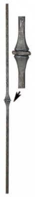 FORGED BAR N° 5 SQUARE 14 MM HEIGHT 910 MM. Shop with confidence at DIAYTAR NIGERIA, offering extensive product variety with nationwide delivery.