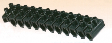 BARRETTES DOMINO 850° C CAP. 10 MM2 MAX. 57A NOIR DIM. 133X21X18 MM. DIAYTAR NIGERIA brings the market to your fingertips with affordable prices and swift delivery services.
