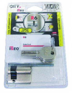 BLISTER 1/2 CYLINDER “ISR6” NICKEL PLATED 30X10 5 REVERSIBLE KEYS. DIAYTAR NIGERIA: Your trusted marketplace that combines variety, affordability and reliable shipping.