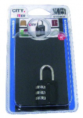 BLISTER SET OF 3-KNOB COMBINATION PADLOCKS WITH STEEL SHANK, BLACK FINISH. DIAYTAR NIGERIA makes quality accessible with our affordable prices and dependable delivery service.